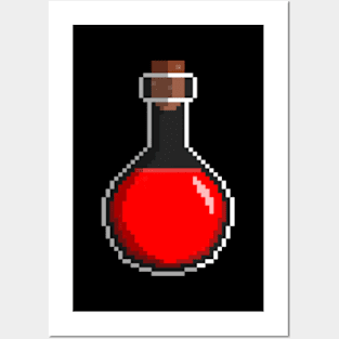 Health potion Posters and Art